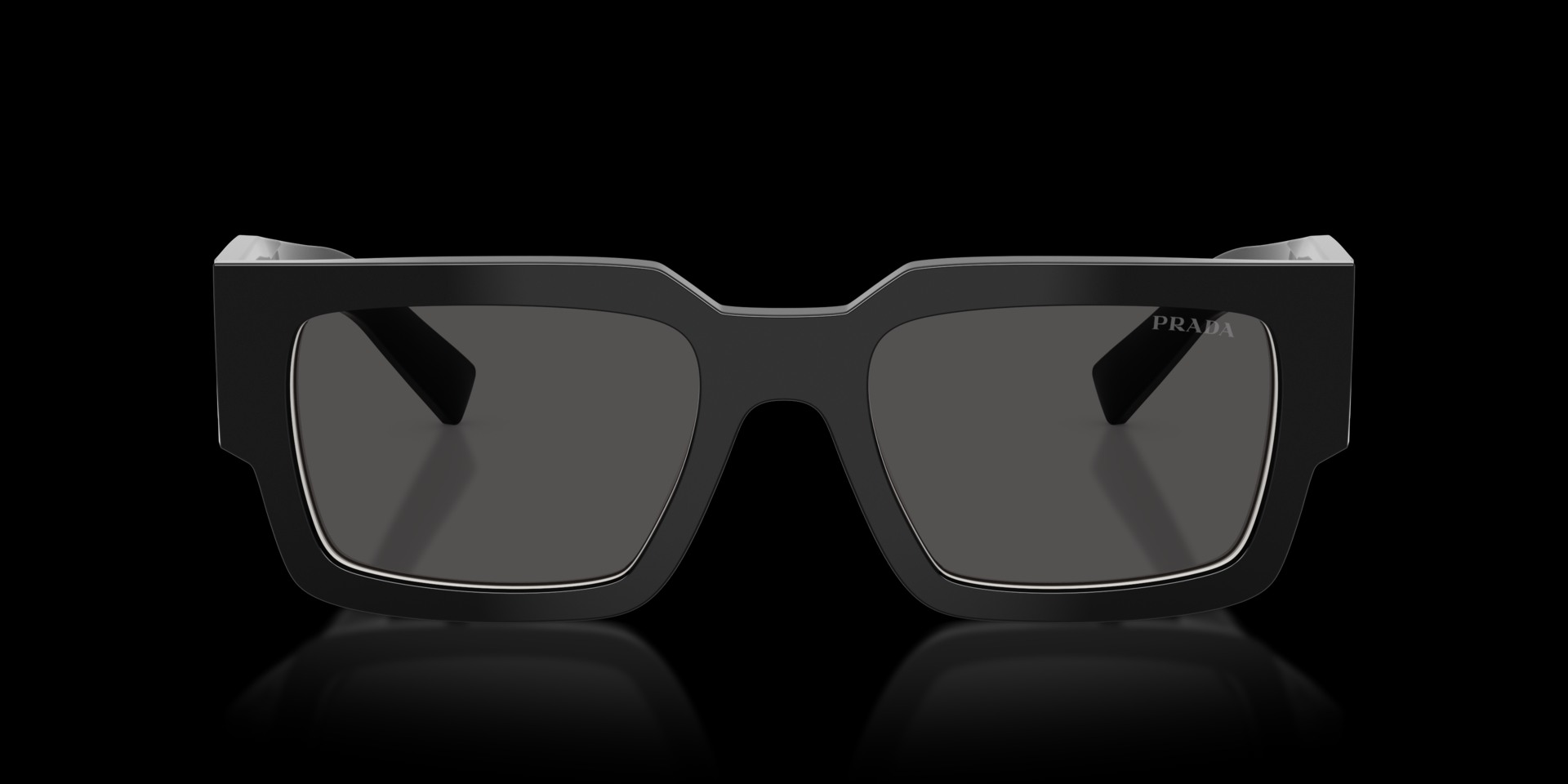 Prada Black Acetate Man Sunglass