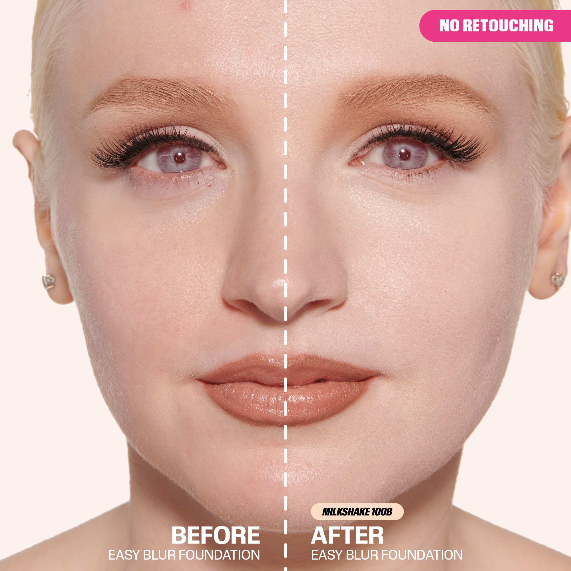 Easy Blur Natural Airbrush Foundation Mini • Milkshake 100B