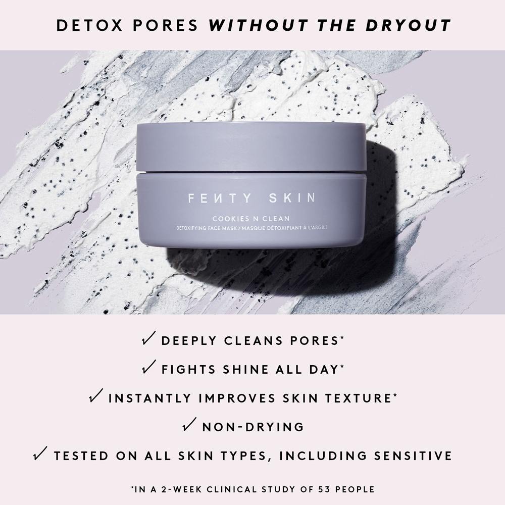 Cookies N Clean Whipped Clay Pore Detox Face Mask With Salicylic Acid And Charcoal • 75ml