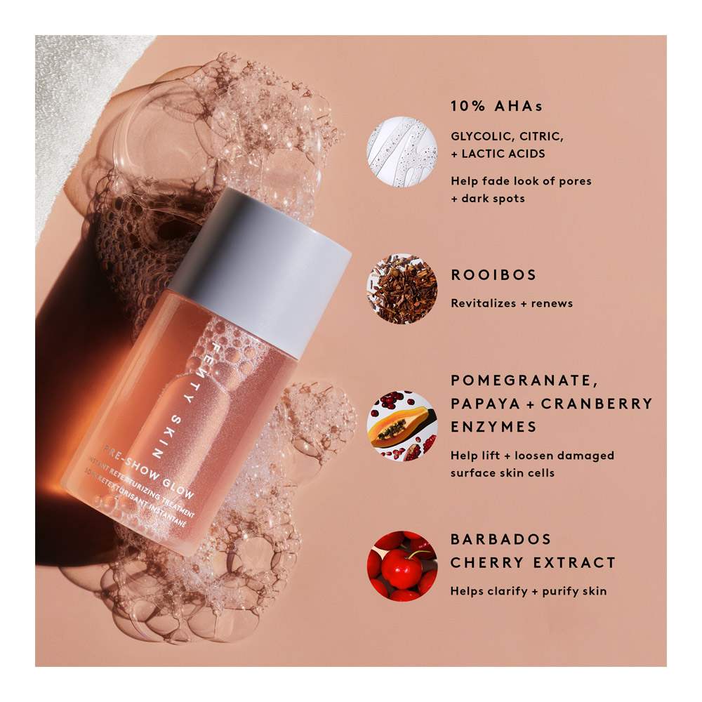Pre-Show Glow Instant Retexturizing 10% AHA Treatment + Reusable Applicator • 30ml