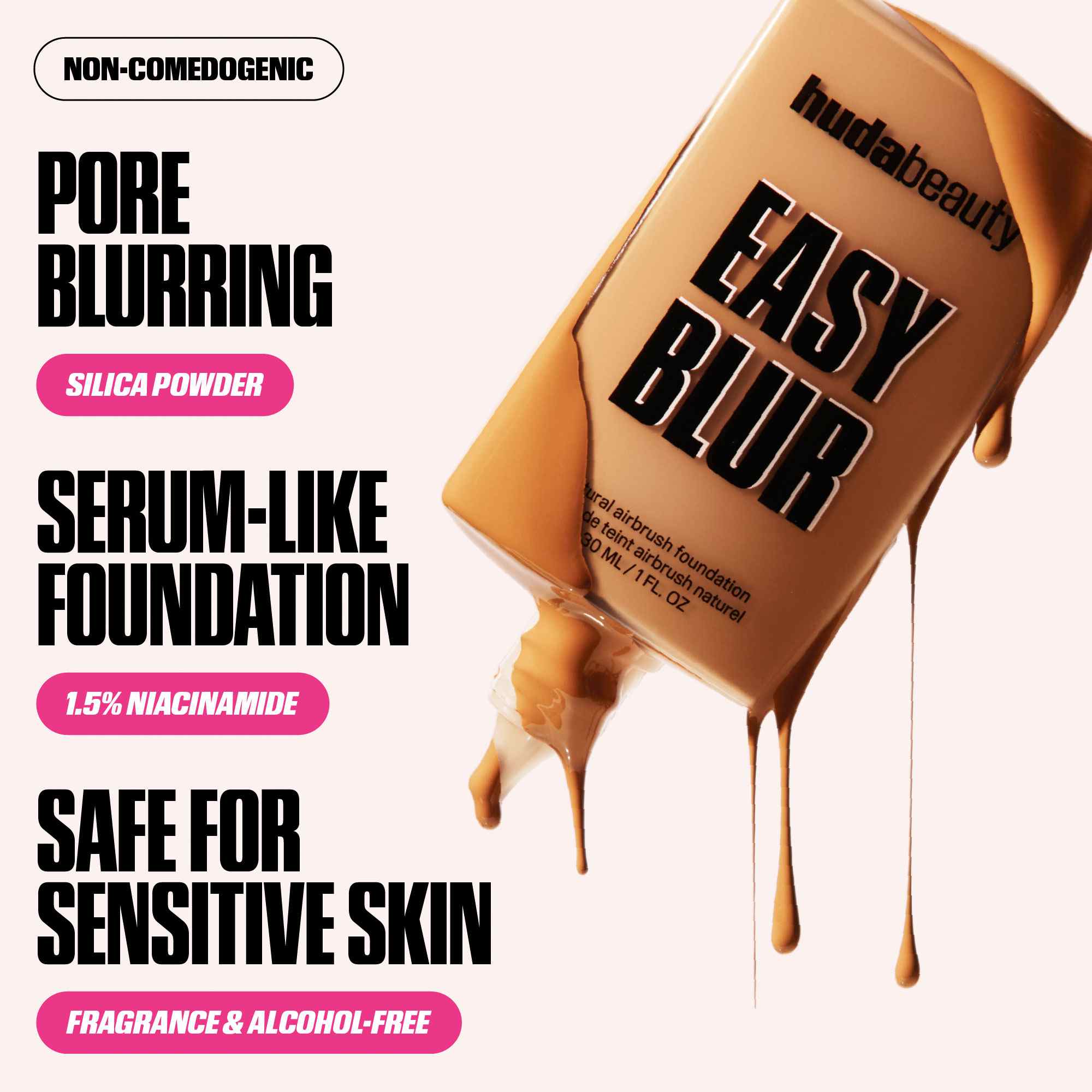 Easy Blur Natural Airbrush Foundation • Pistachio Cream 425N