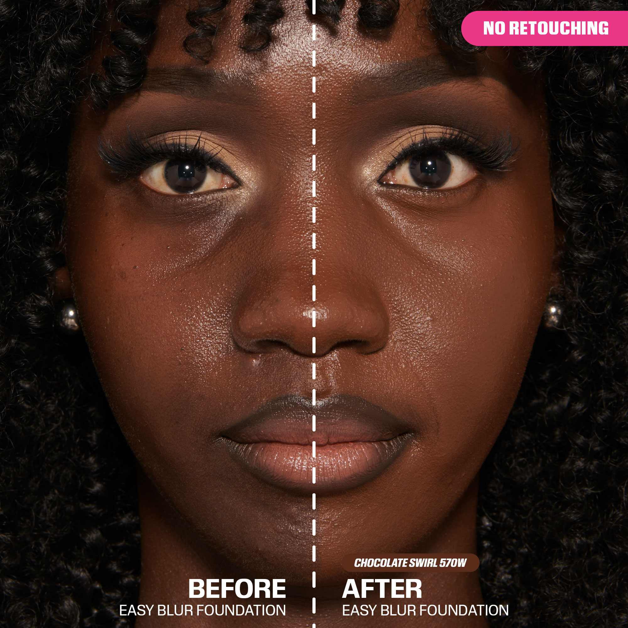 Easy Blur Natural Airbrush Foundation • Chocolate Swirl 570W
