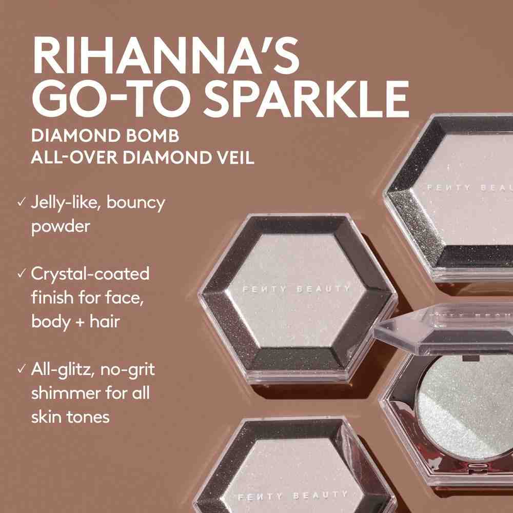 Diamond Bomb All-Over Diamond Veil • How Many Carats?!