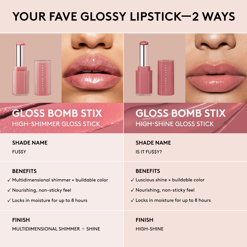 Gloss Bomb Stix Shimmer Lipstick • Hot Chocolit