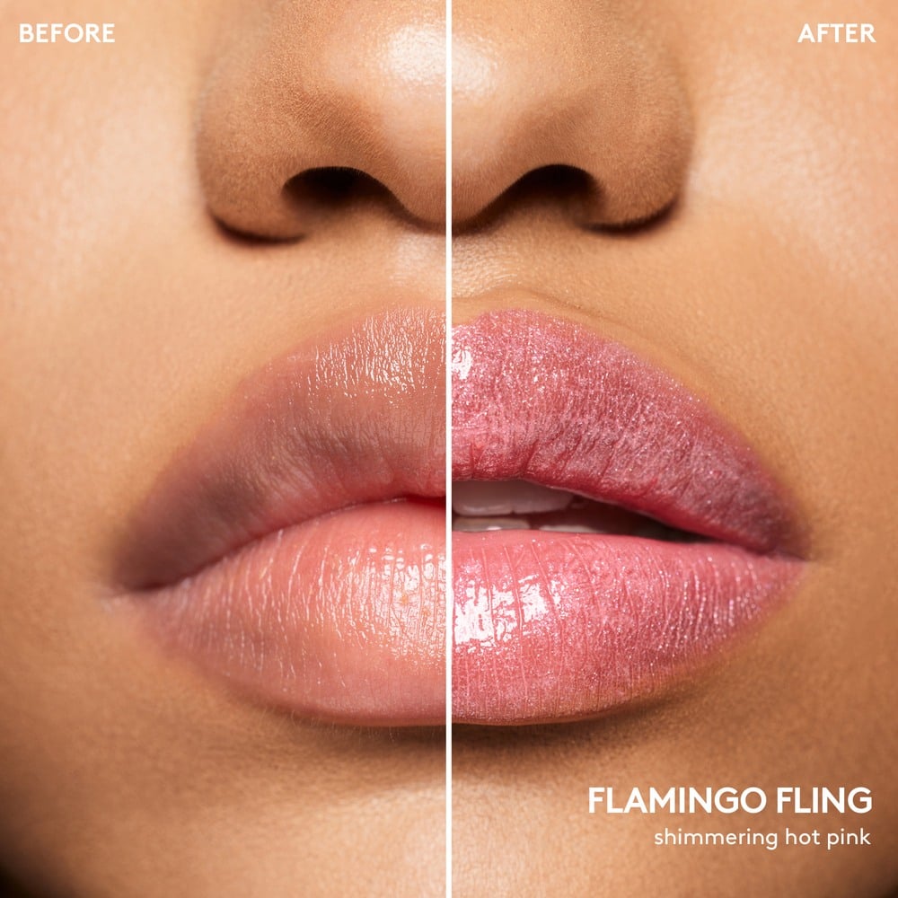 Gloss Bomb Stix Shimmer Lipstick • Flamingo Fling