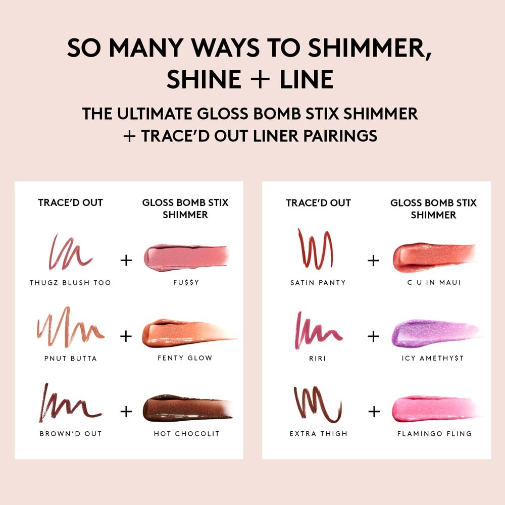 Gloss Bomb Stix Shimmer Lipstick • Flamingo Fling