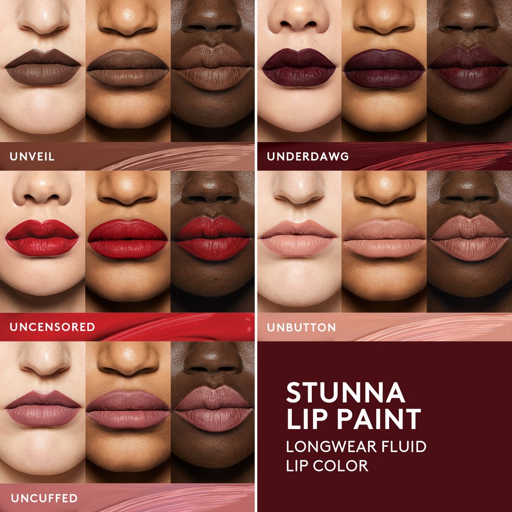 Stunna Lip Paint Longwear Fluid Lip Color • 04 Unveil