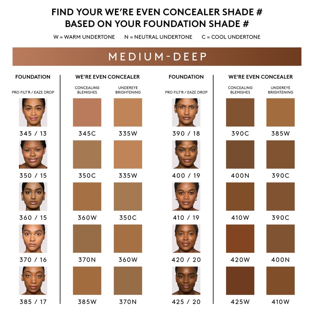 We're Even Hydrating Longwear Concealer • 370N