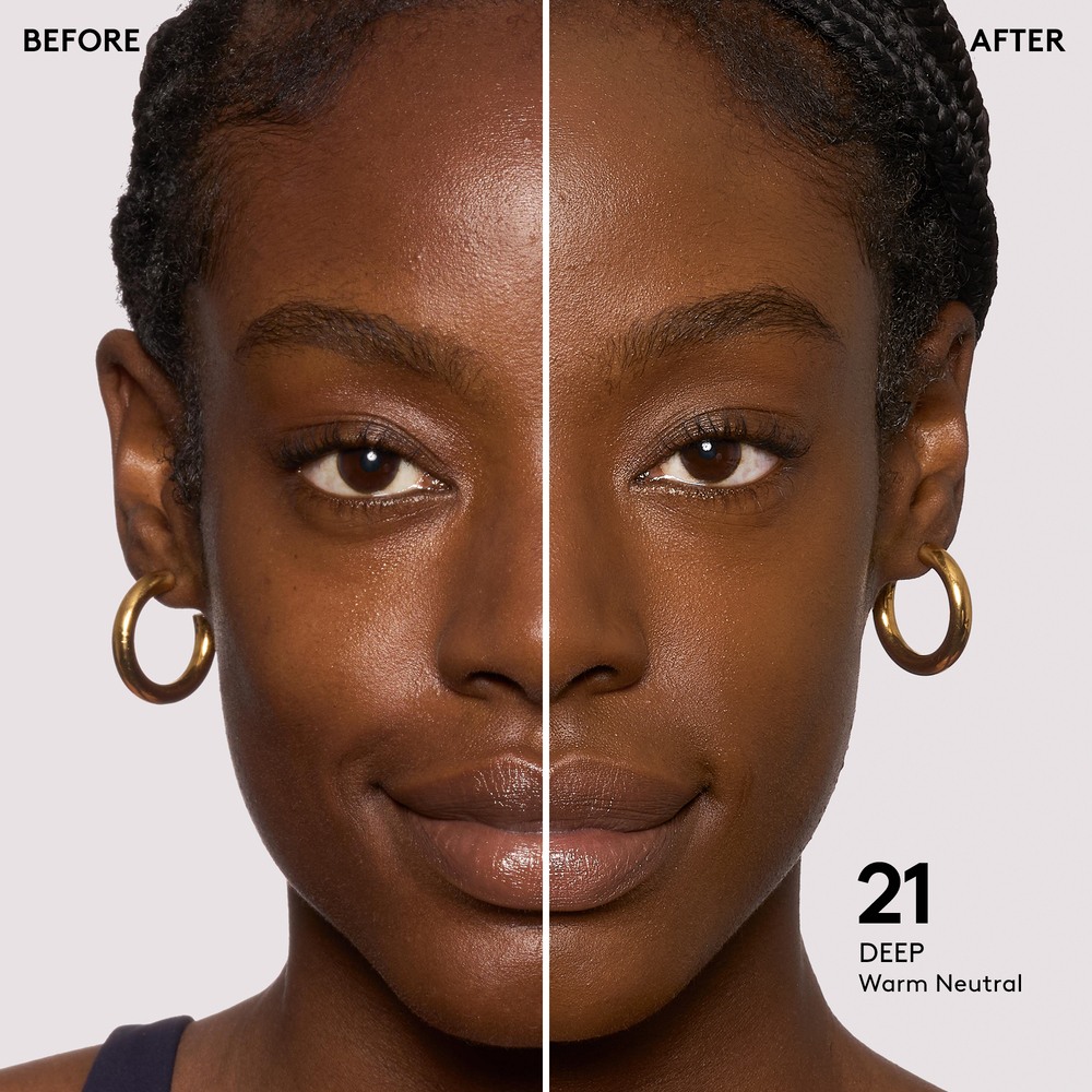 Eaze Drop Blur + Smooth Tint Stick • 21 Deep With Warm Neutral Undertones