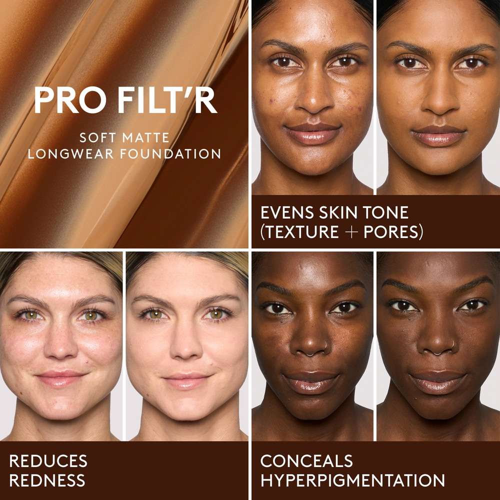 Pro Filt'r Soft Matte Longwear Foundation • 160 Light With Warm Peach Undertones
