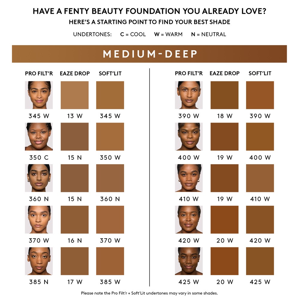 Pro Filt'r Soft Matte Longwear Foundation • 385 Medium Deep With Neutral Undertones