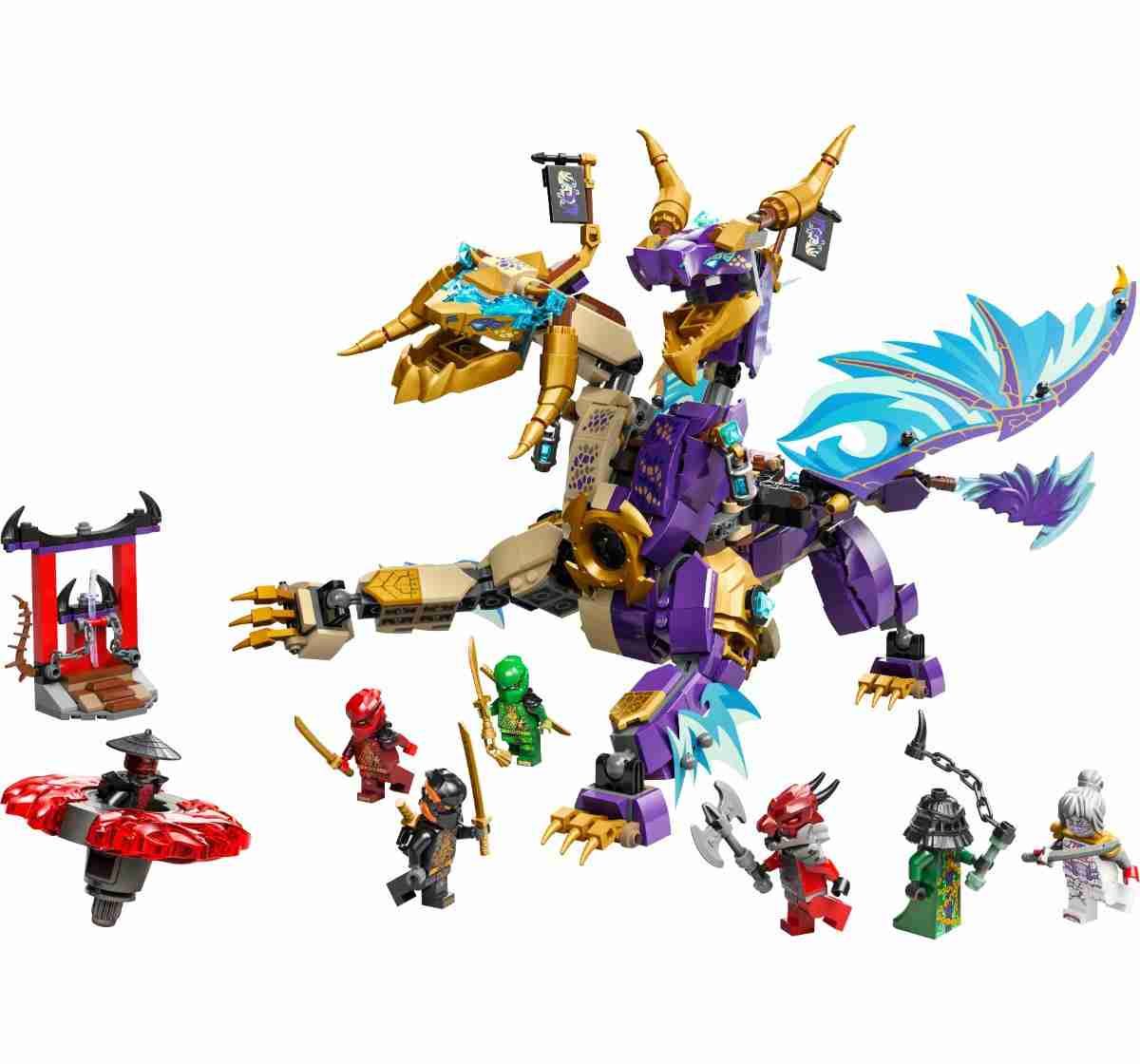 LEGO NINJAGO Arc Dragon of Focus Ninja Toy Set 71836, 9Y+