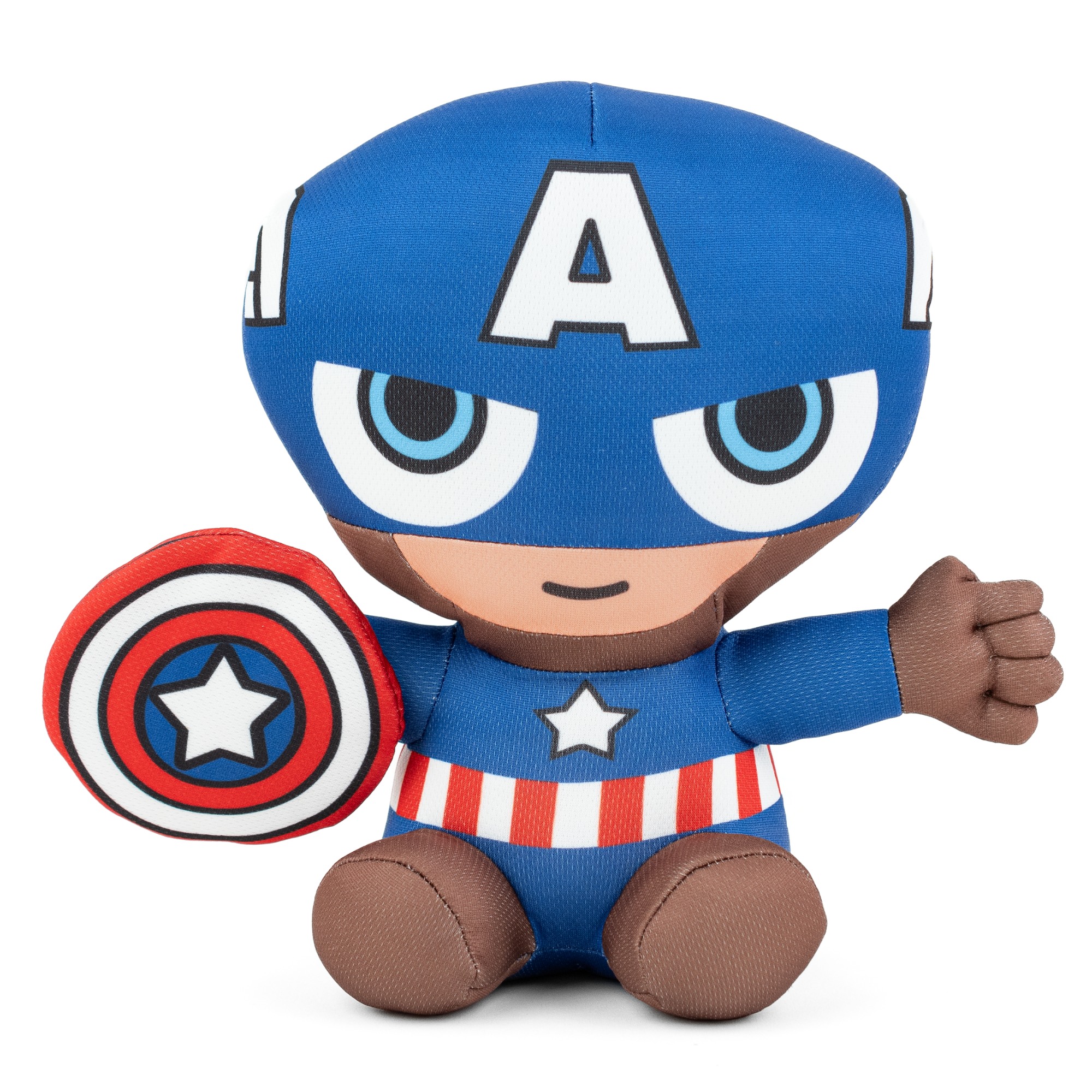 Mirada Marvel Captain America Soft Plush Toy – 22cm | Official Licensed Superhero Stuffed Toys for Kids | Super Cuddly Character Toy for Fans