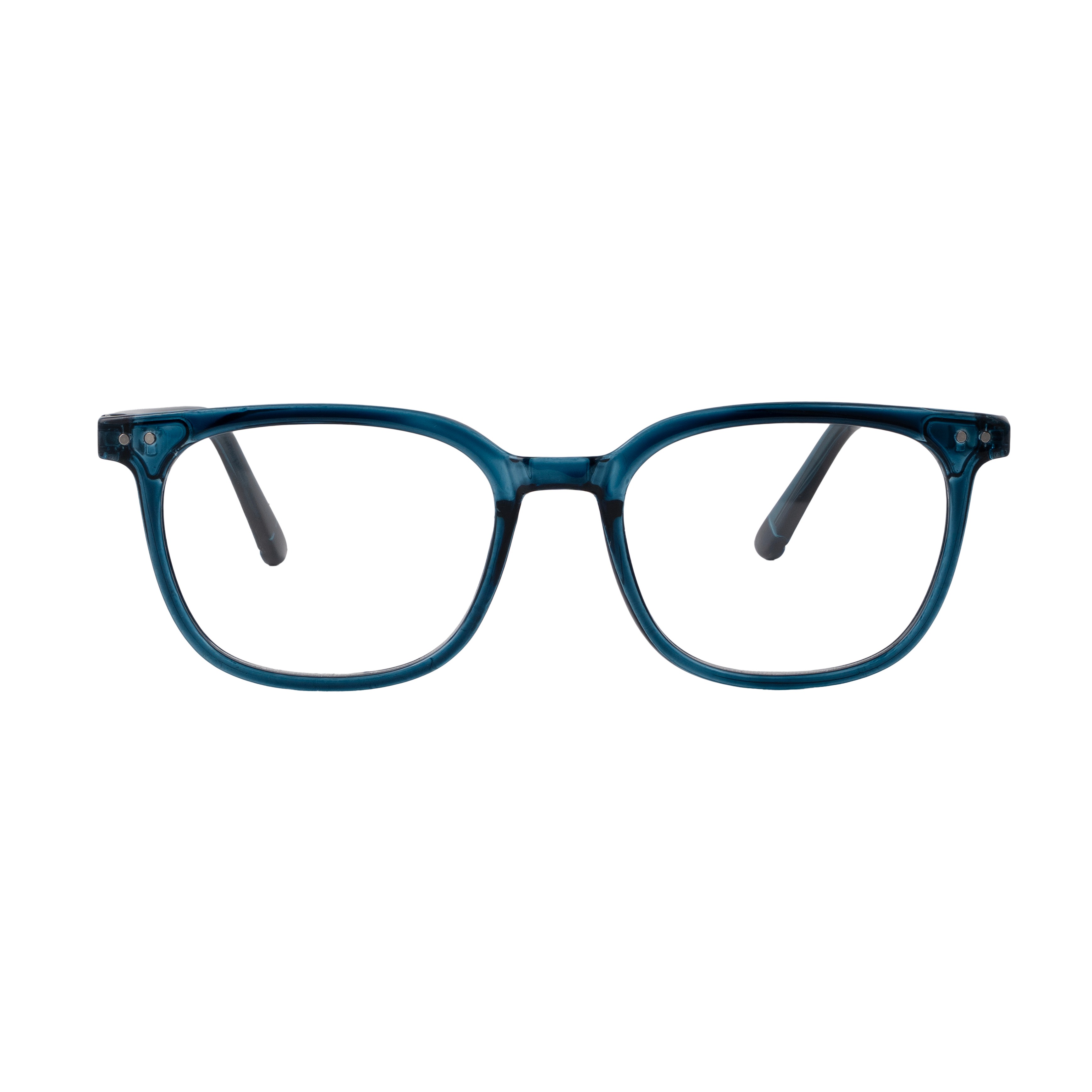 Blue Rectangle Computer Glasses for Unisex Screen Pro