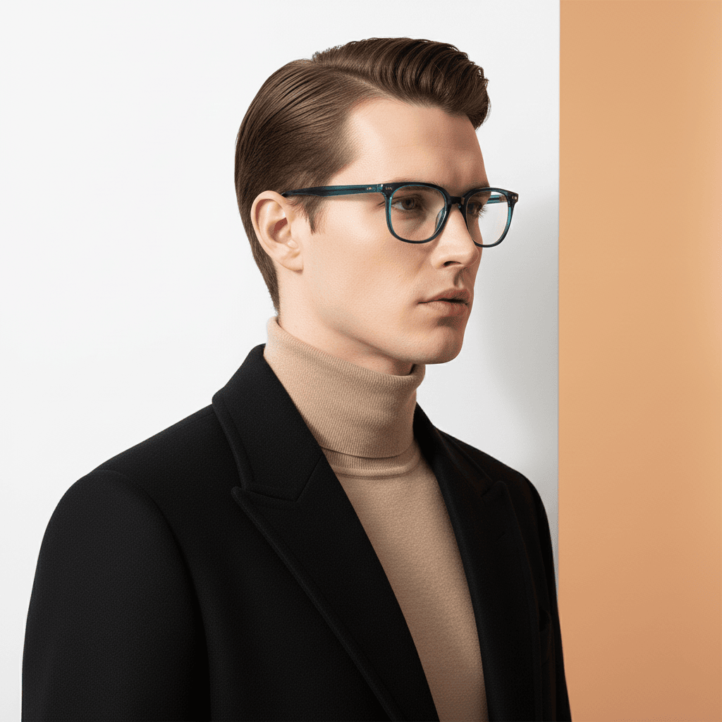 Blue Rectangle Computer Glasses for Unisex Screen Pro