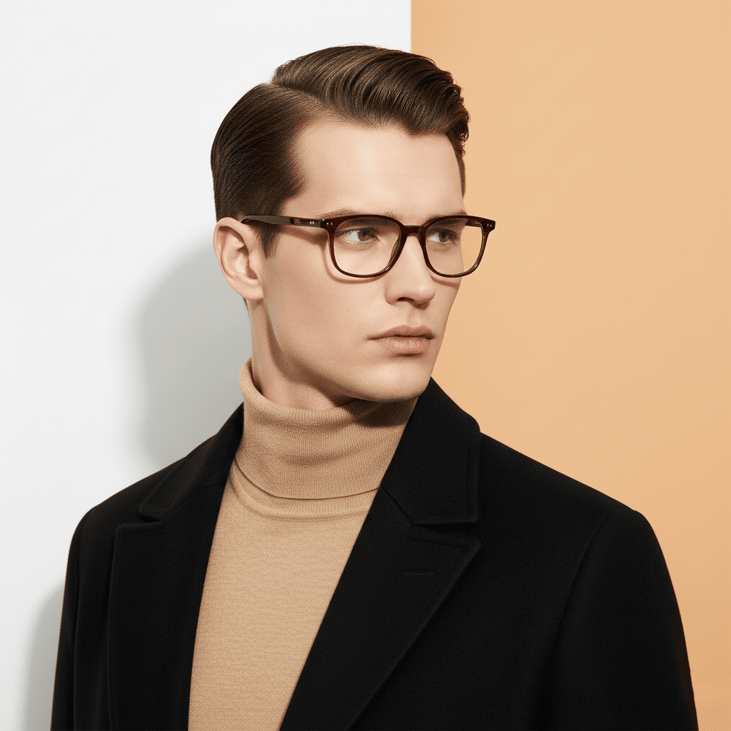 Brown Panto Computer Glasses for Women Screen Pro