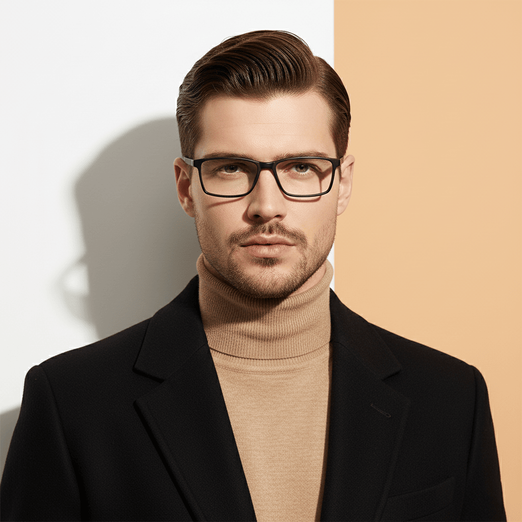 Black Rectangle Computer Glasses for Unisex Screen Pro