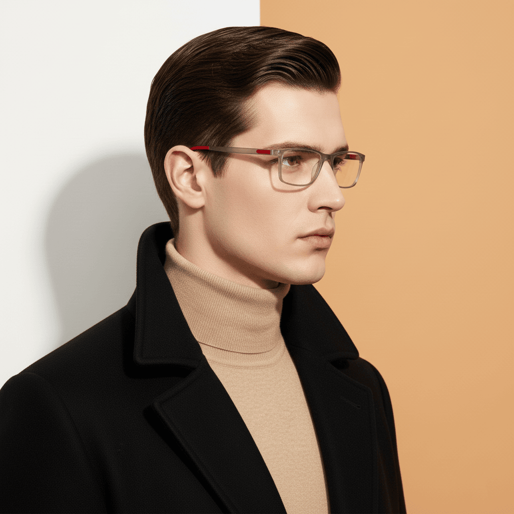 Grey Rectangle Computer Glasses for Unisex Screen Pro