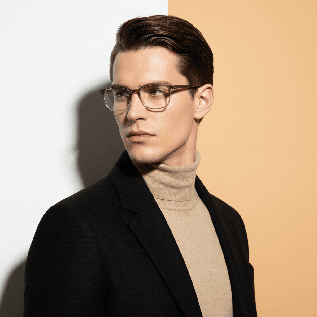 Brown Square Computer Glasses for Unisex Screen Pro