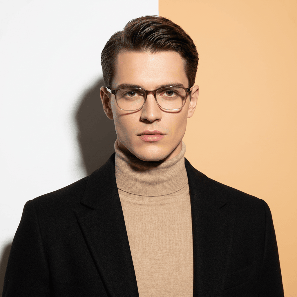 Brown Square Computer Glasses for Unisex Screen Pro