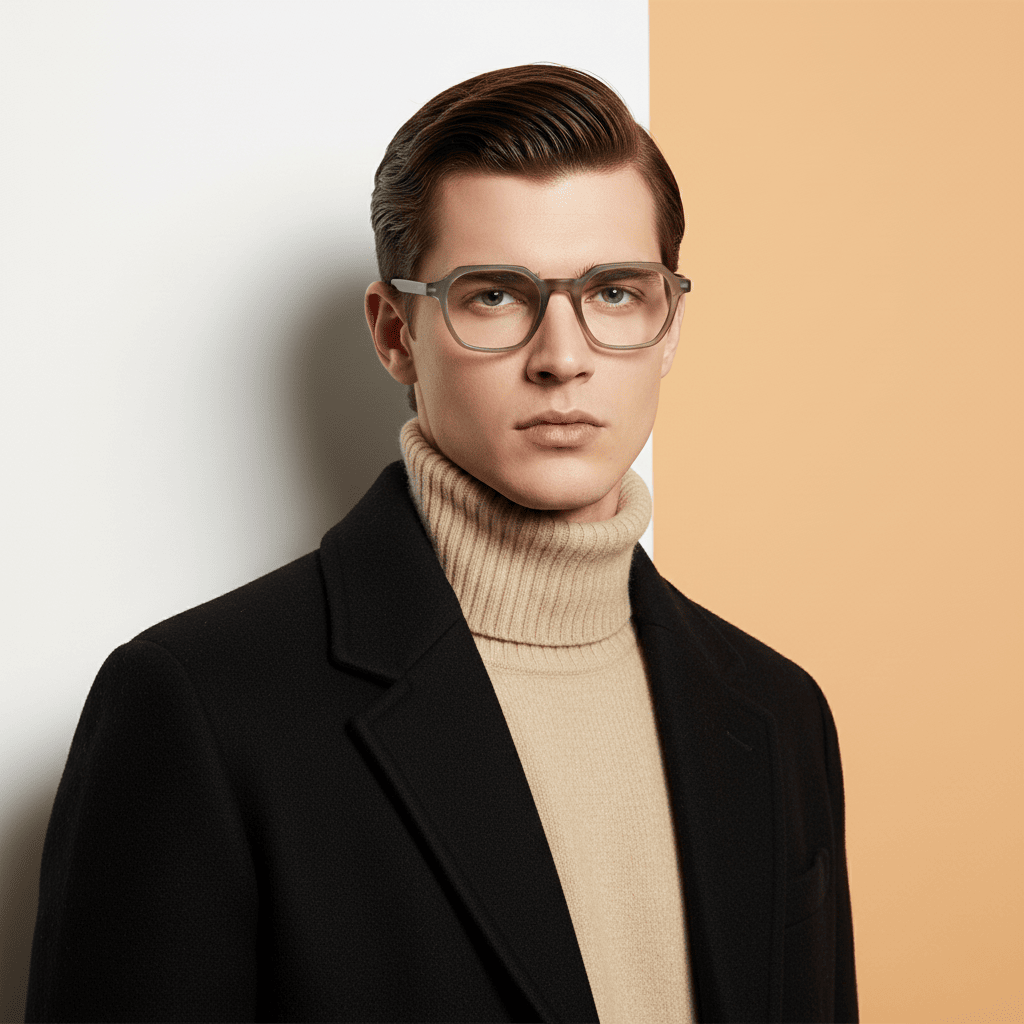 Grey Hexagon Computer Glasses for Unisex Screen Pro