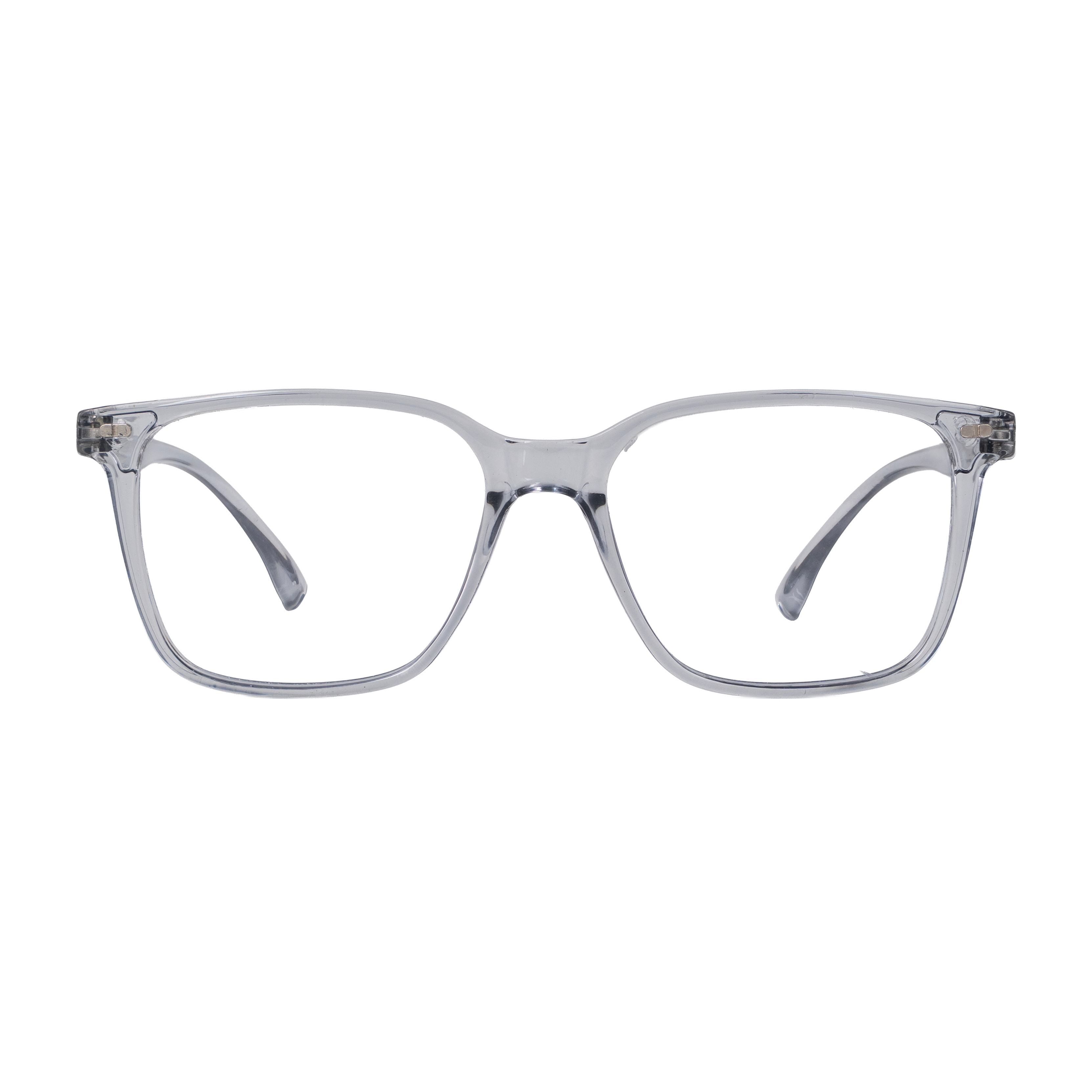 Light Grey Square Computer Glasses for Men Screen Pro