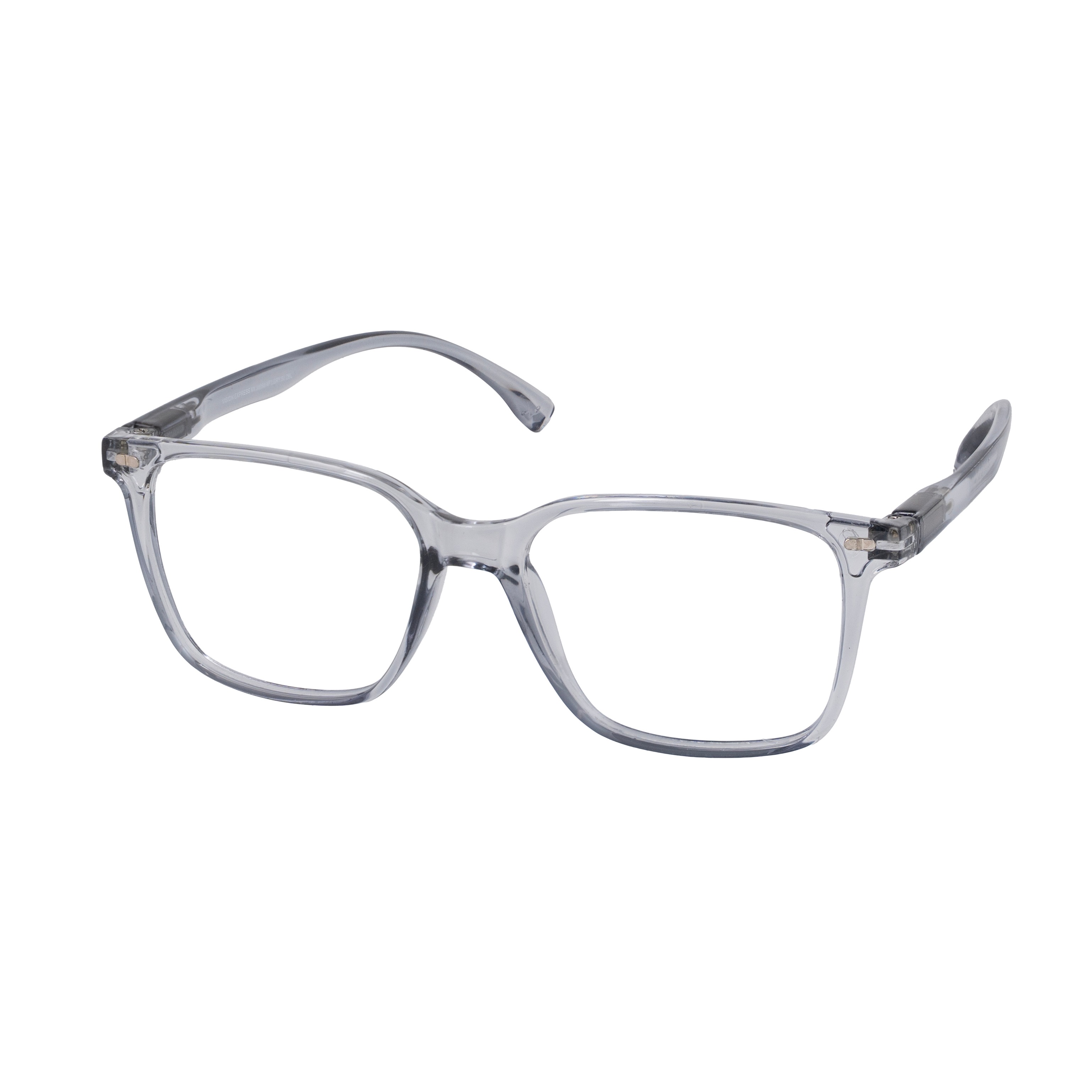 Light Grey Square Computer Glasses for Men Screen Pro