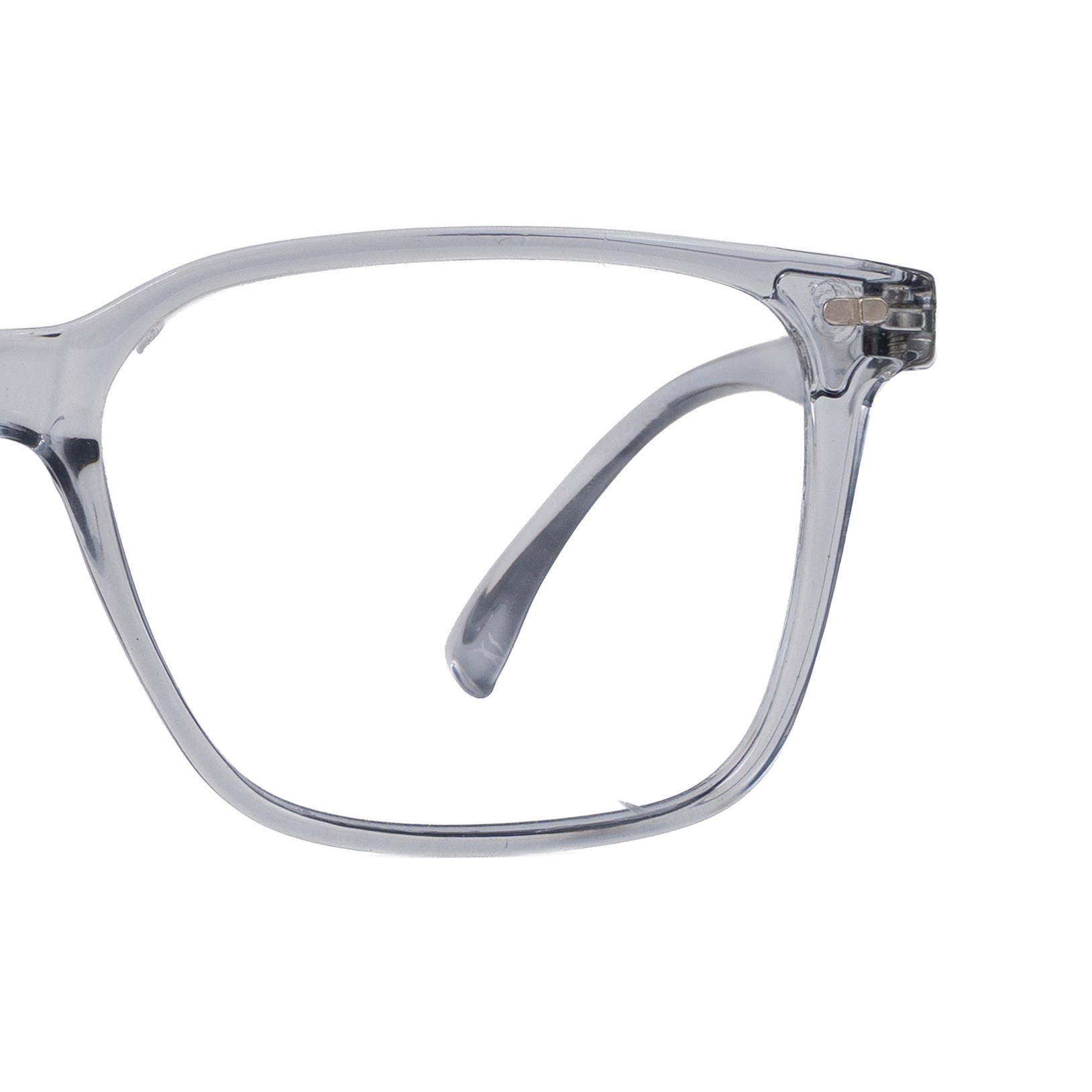 Light Grey Square Computer Glasses for Men Screen Pro
