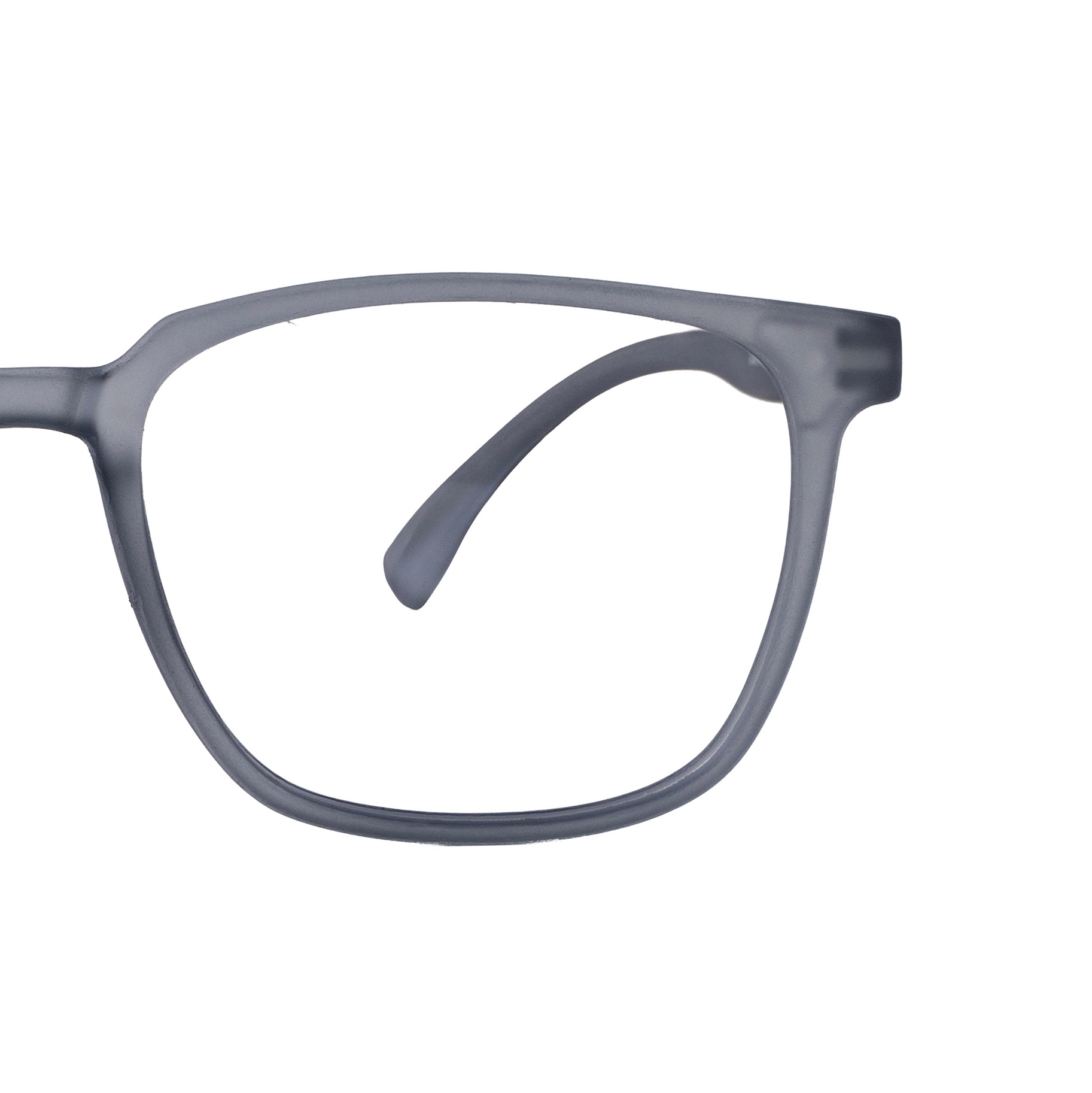 Grey Square Computer Glasses for Men Screen Pro