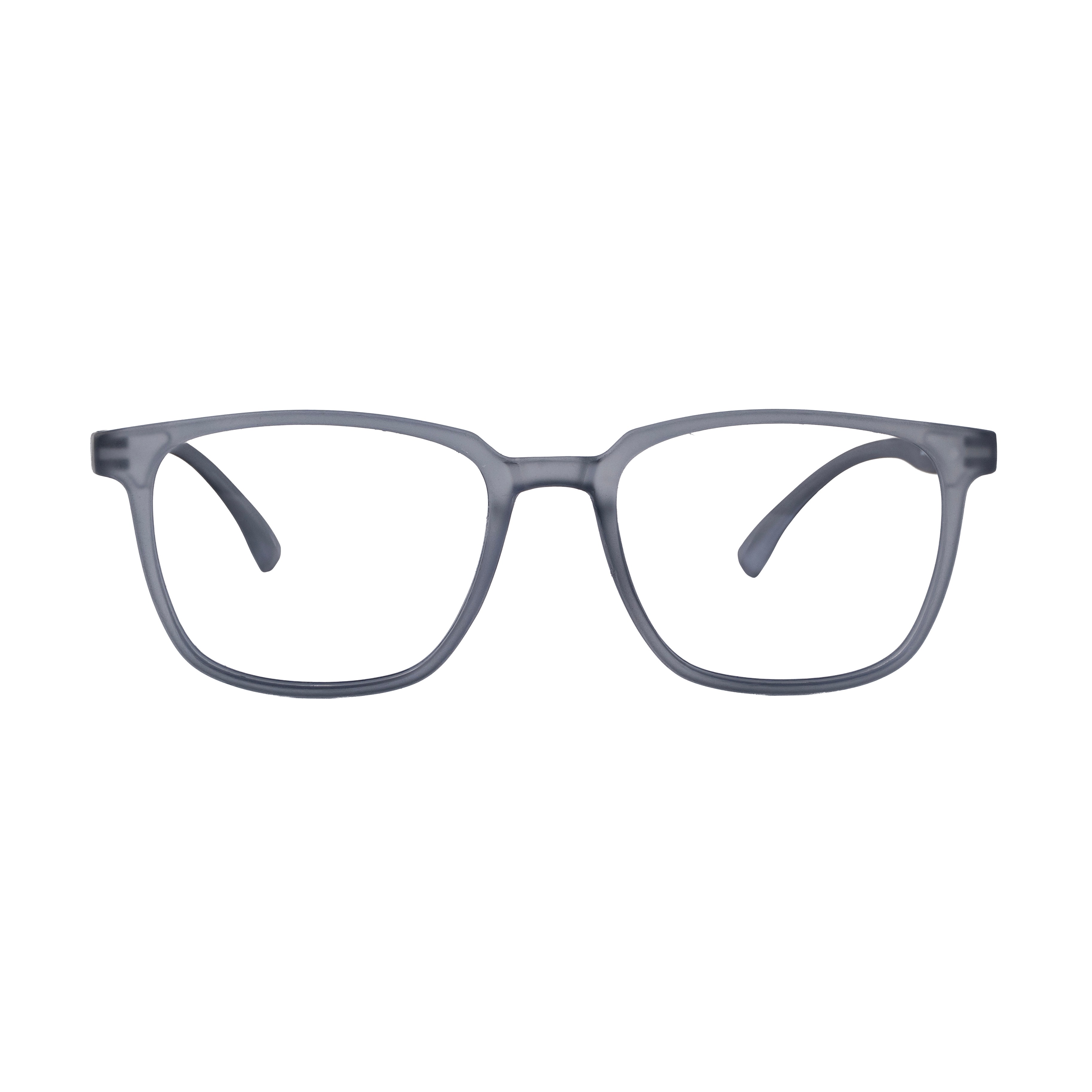 Grey Square Computer Glasses for Men Screen Pro