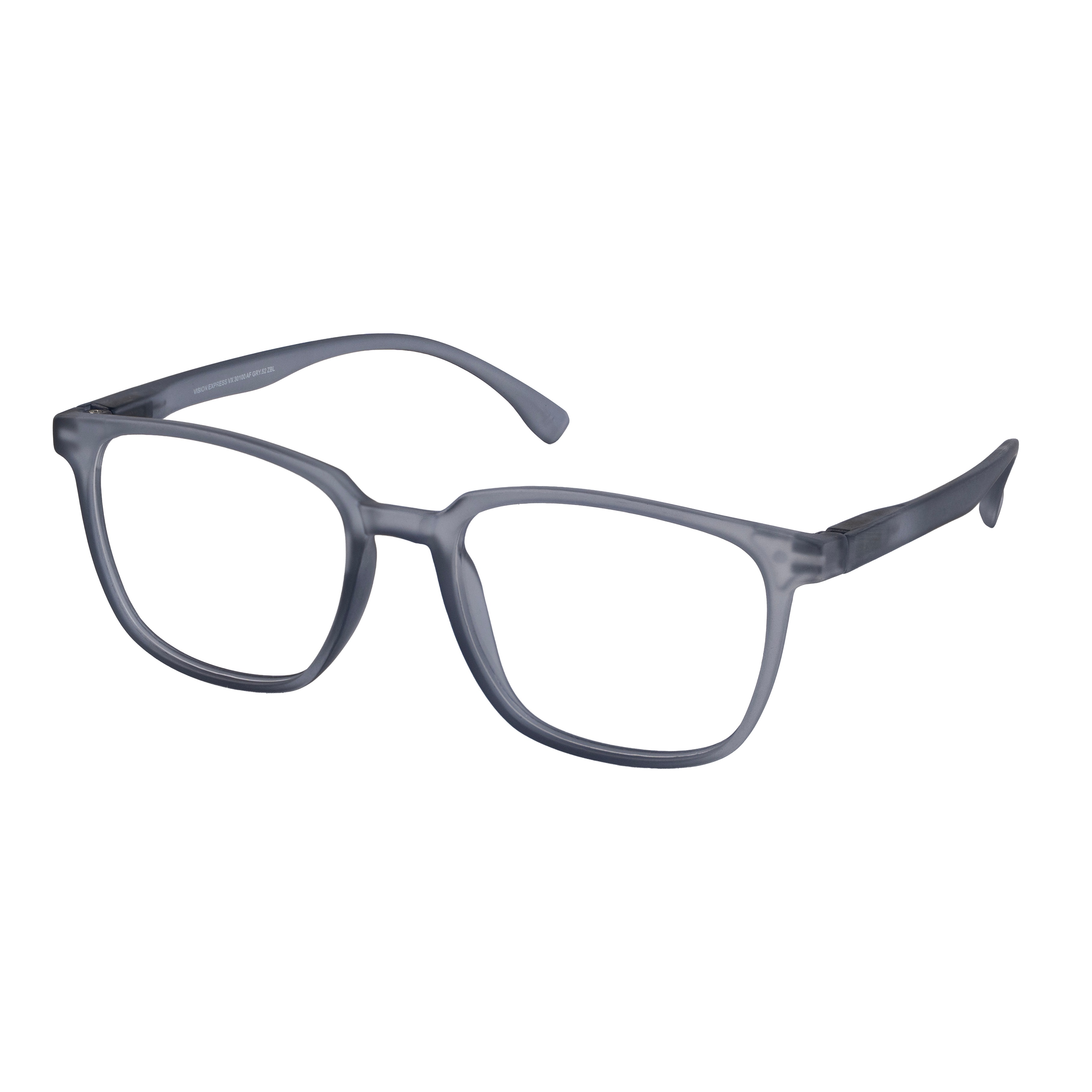 Grey Square Computer Glasses for Men Screen Pro