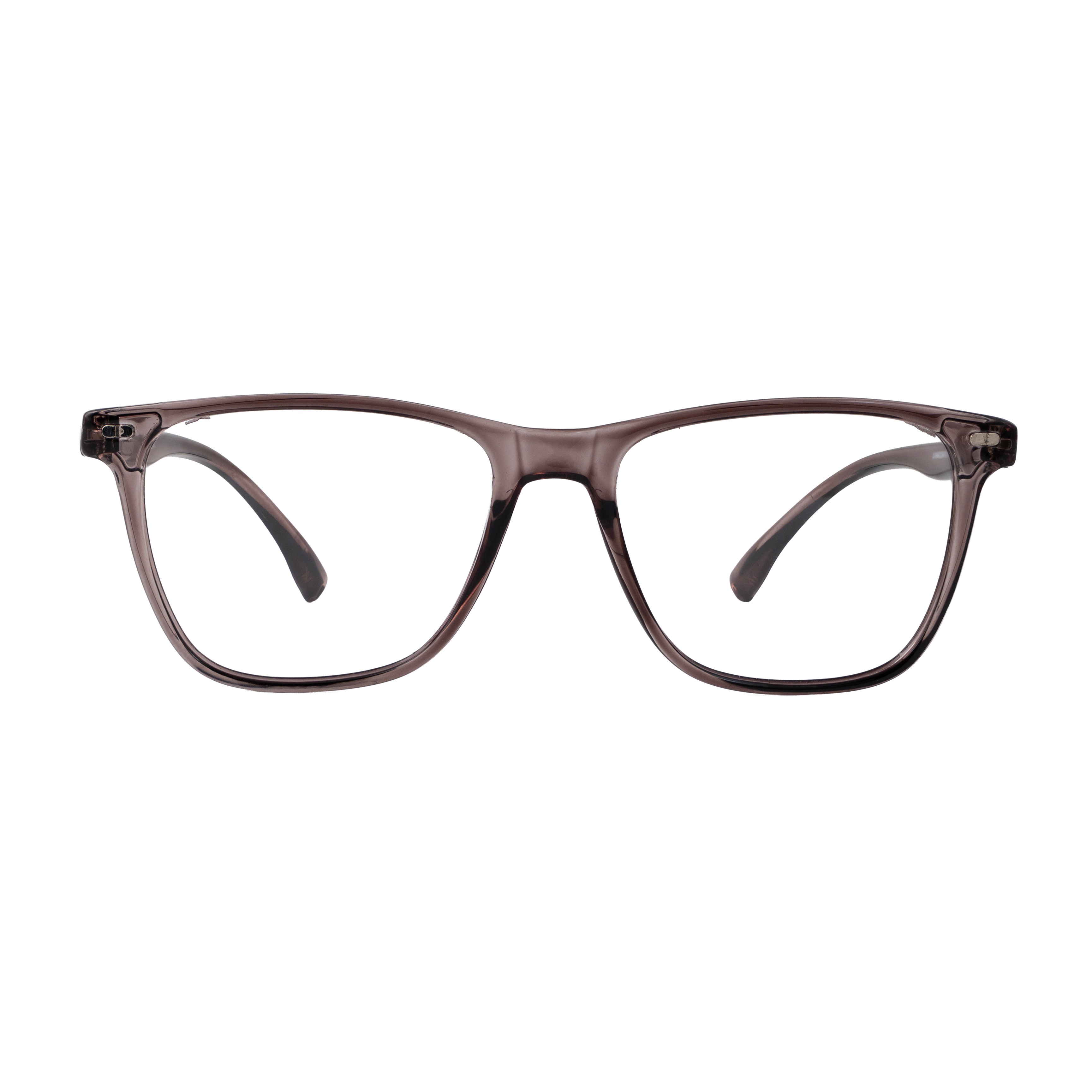 Light Brown Rectangle Computer Glasses for Unisex Screen Pro