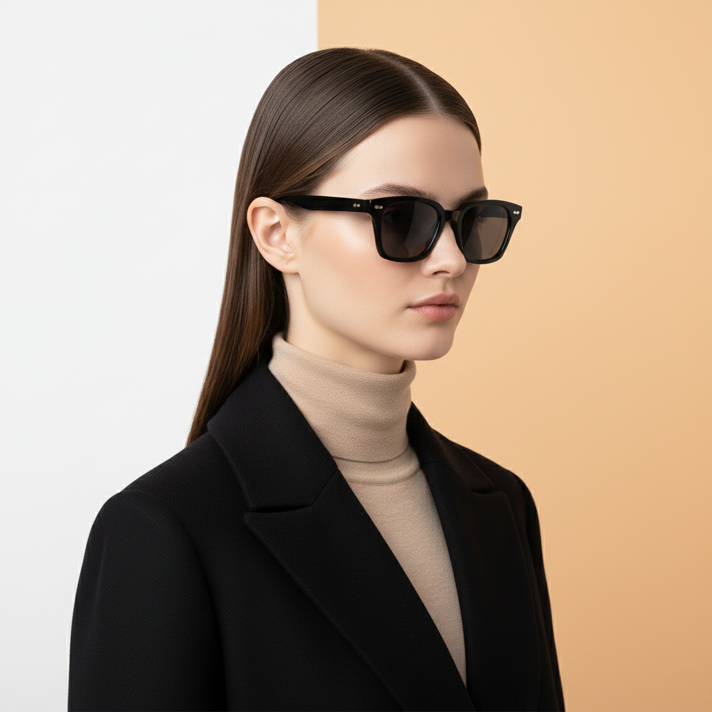 Black Square  Sunglasses for Women