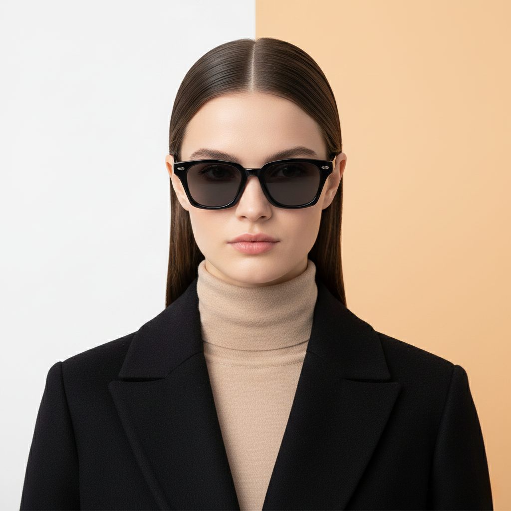 Black Square  Sunglasses for Women