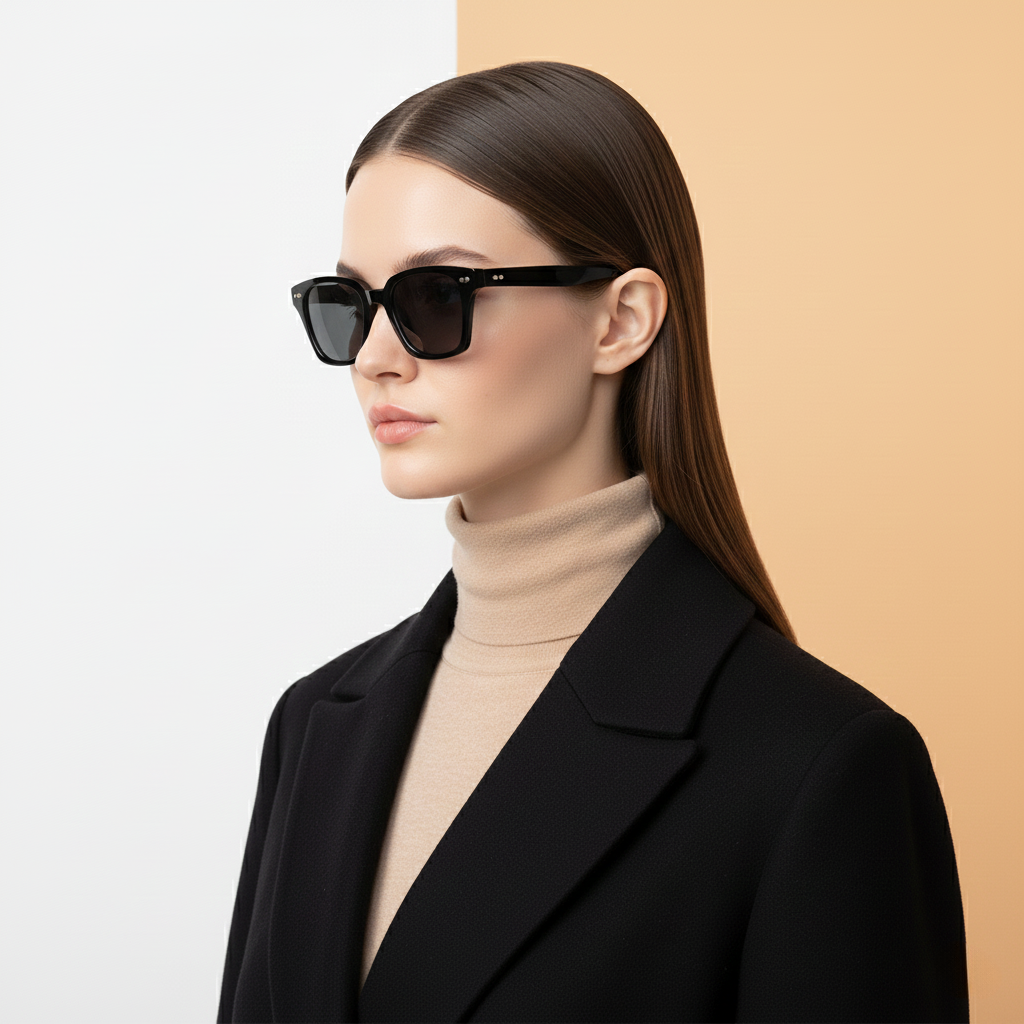 Black Square  Sunglasses for Women