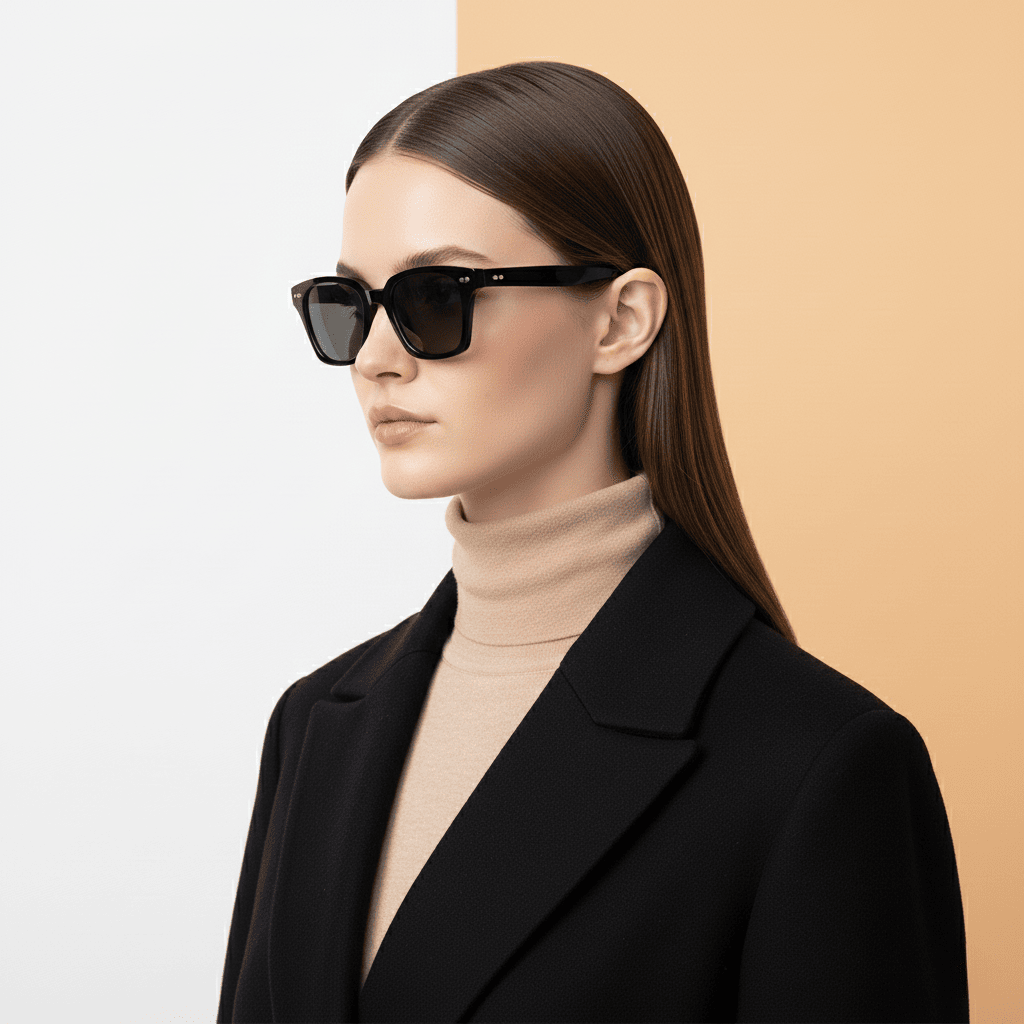 Black Square  Sunglasses for Women