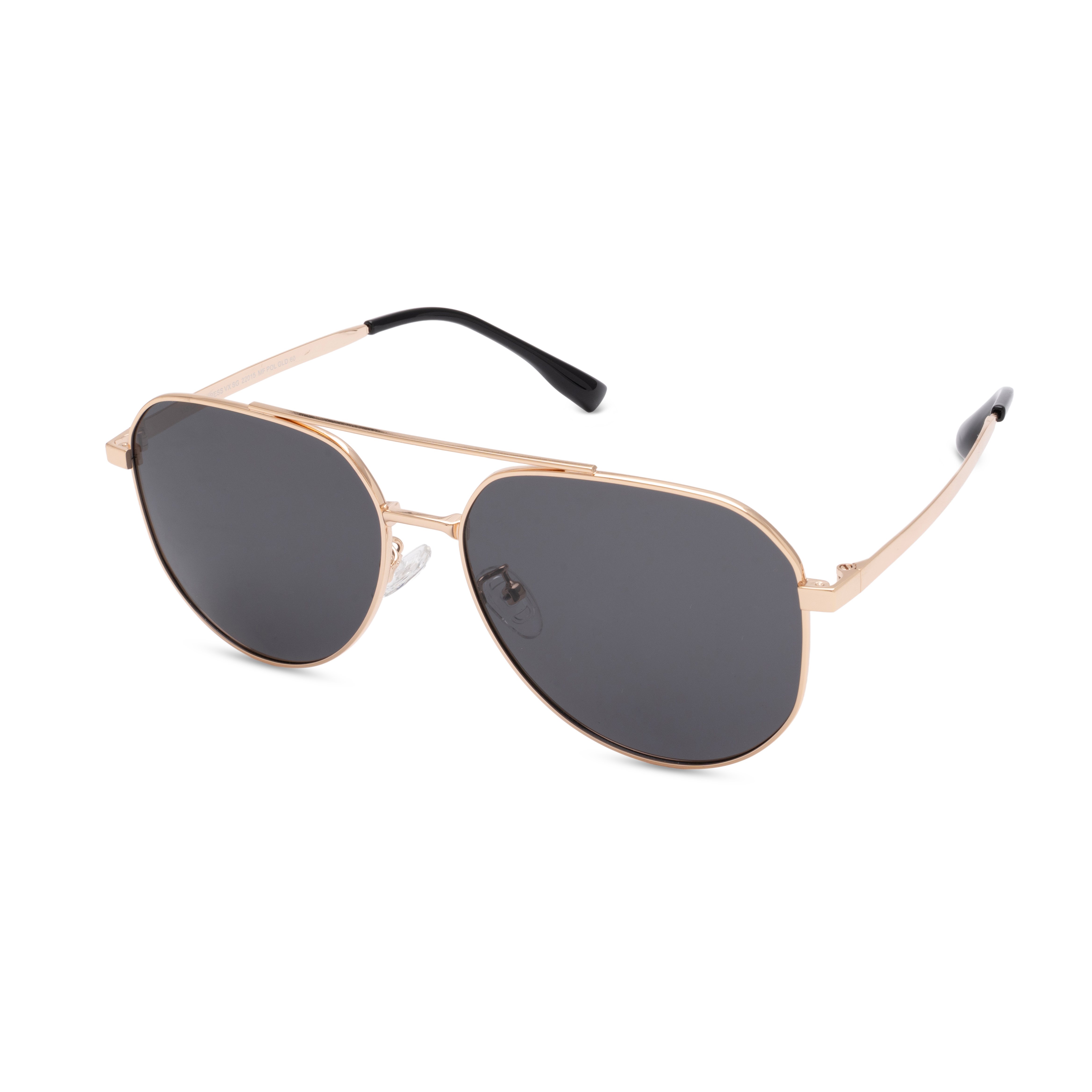 Gold Aviator Sunglasses for Unisex