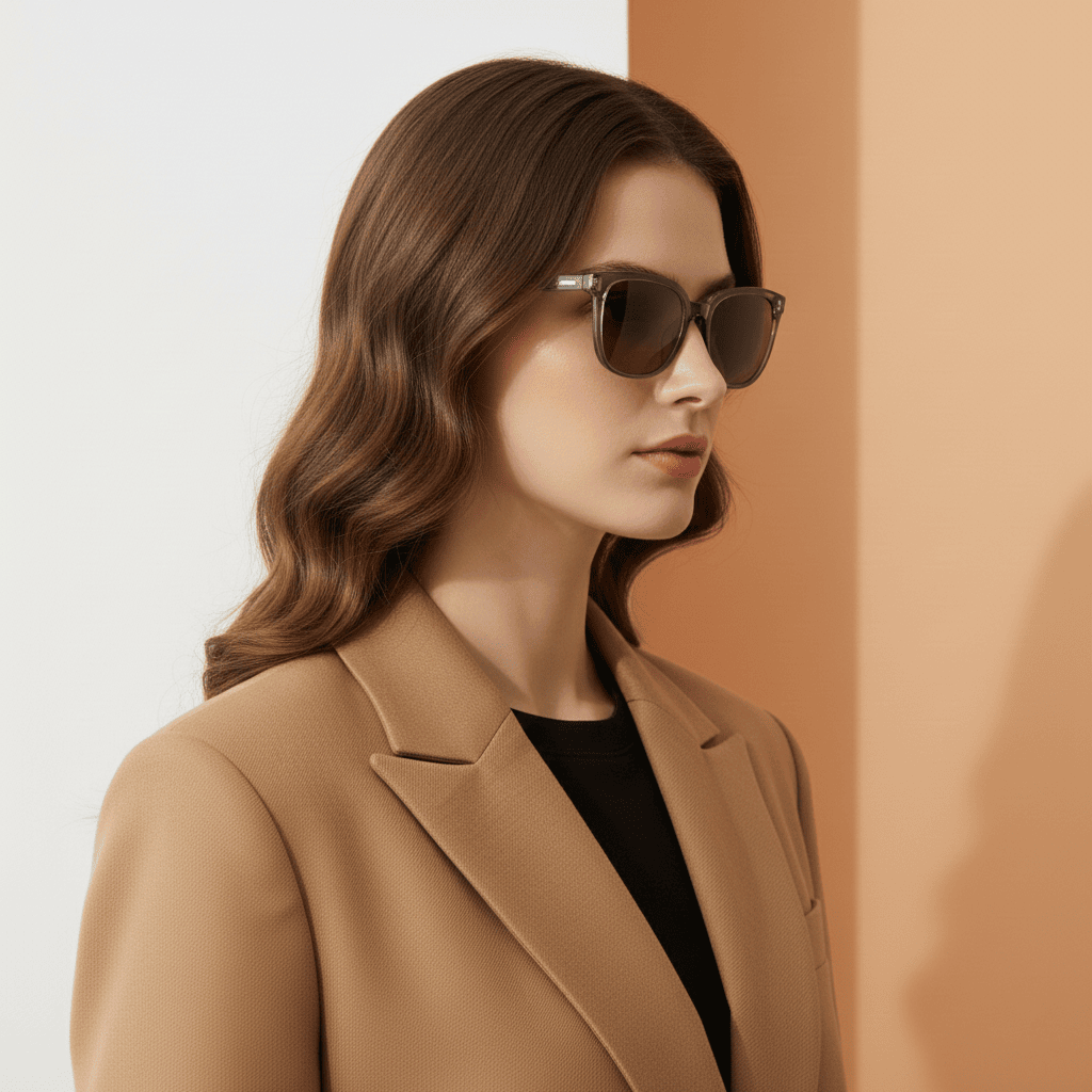 Grey Square Sunglasses for Women