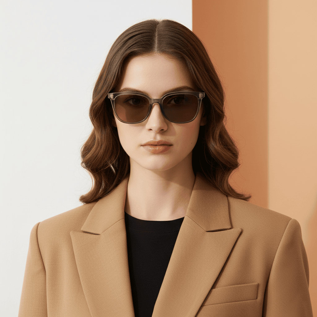 Grey Square Sunglasses for Women