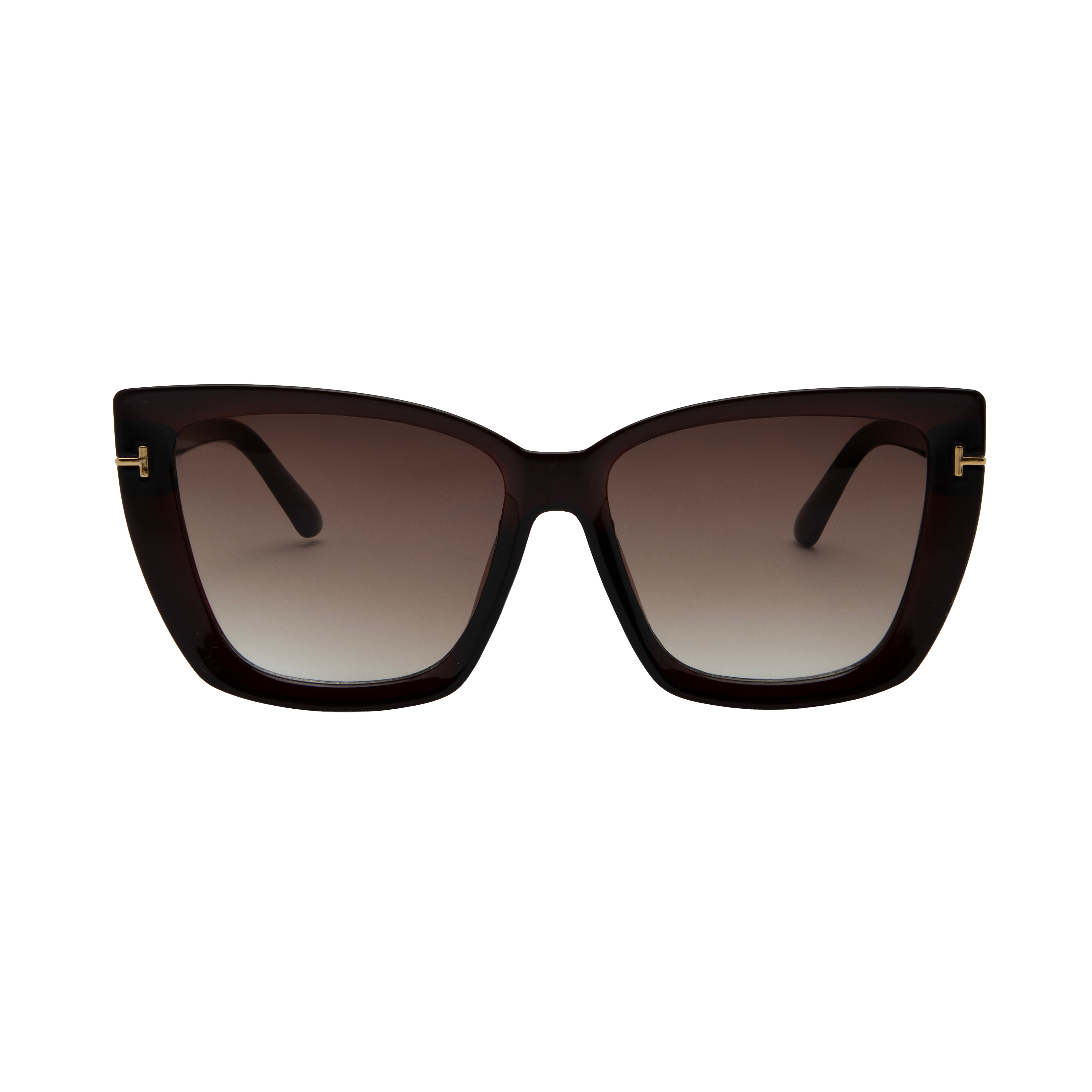 Brown Cat Eye Sunglasses for Women