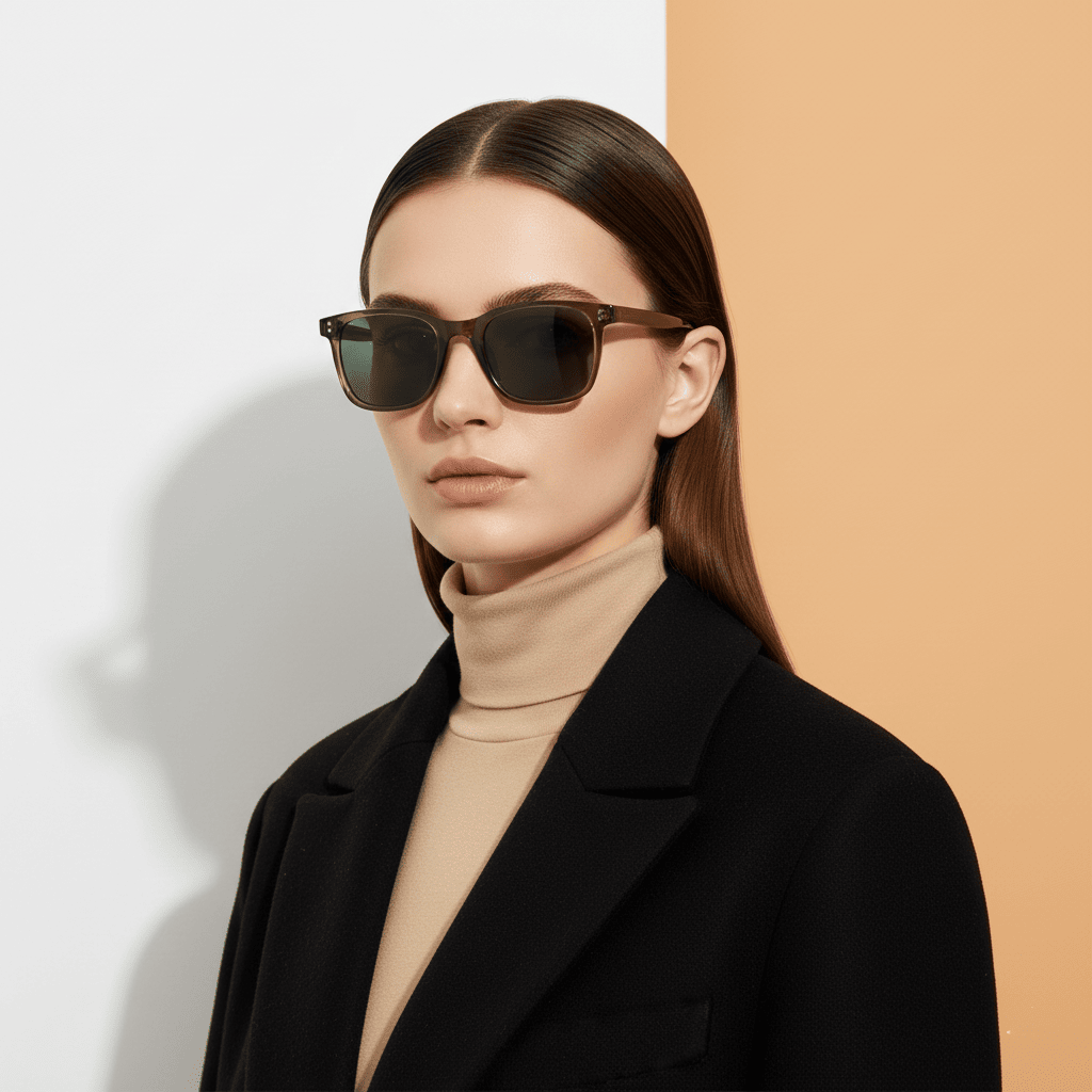 Green Square Sunglasses for Women