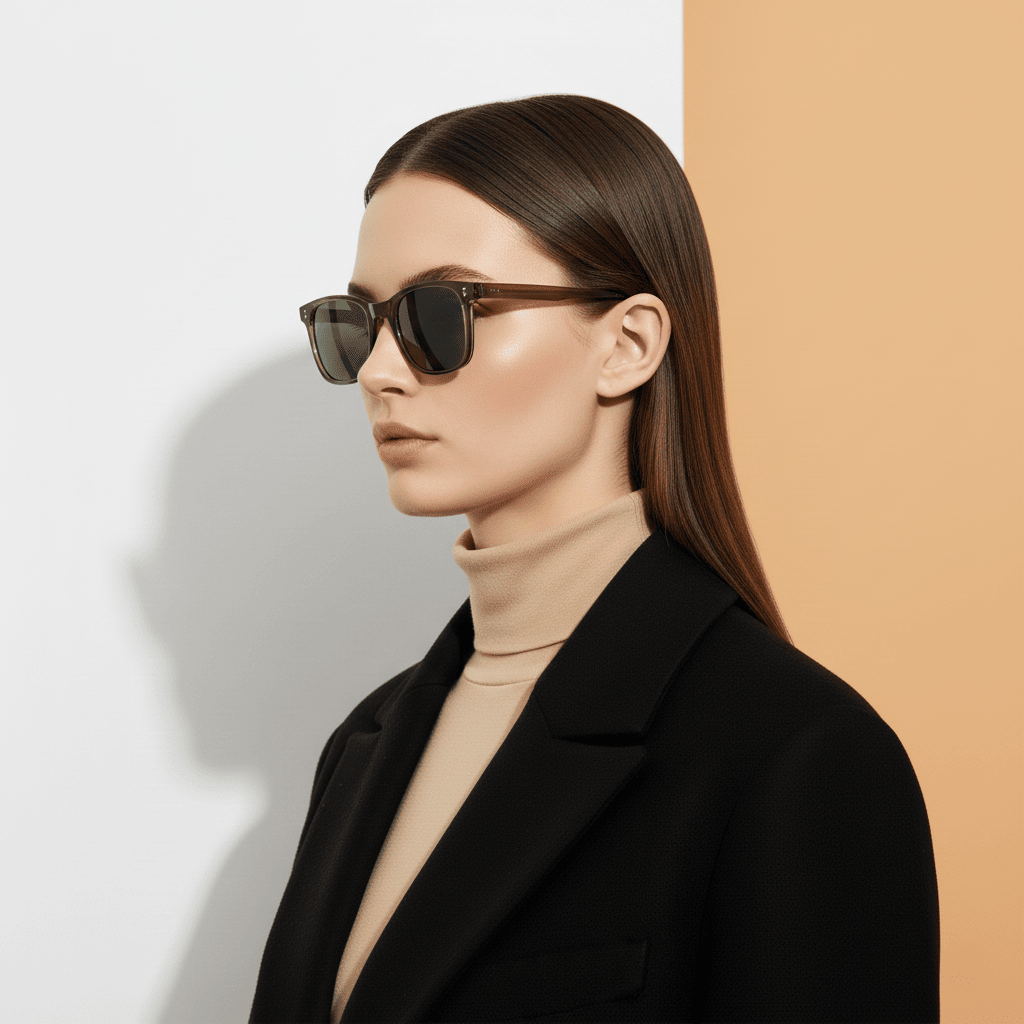 Green Square Sunglasses for Women