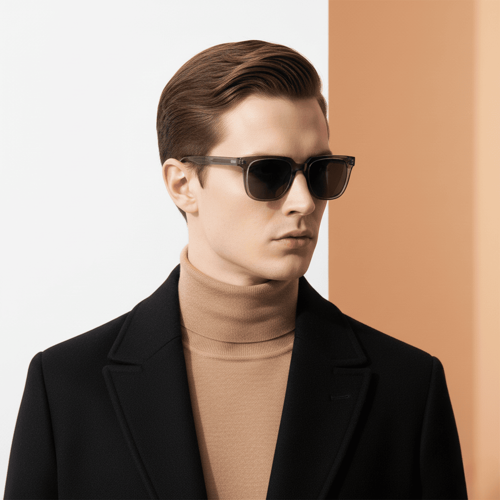 Grey Wayfarer Sunglasses for Men