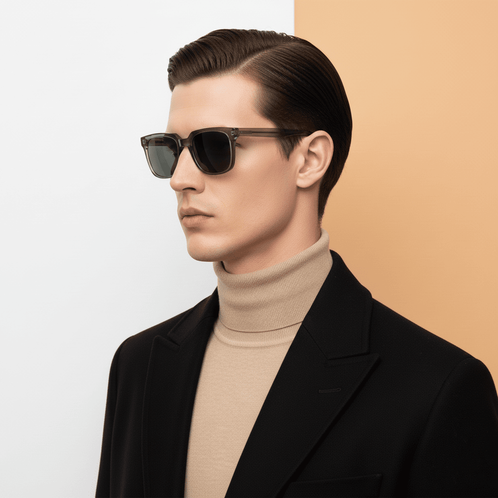 Olive Wayfarer Sunglasses for Men