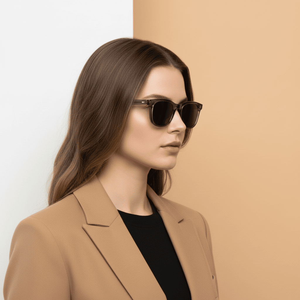 Grey Square Sunglasses for Women
