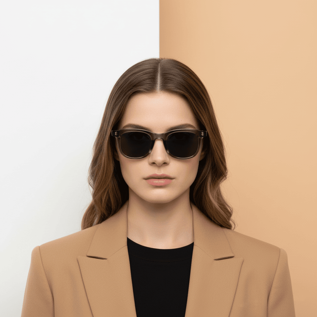 Grey Square Sunglasses for Women