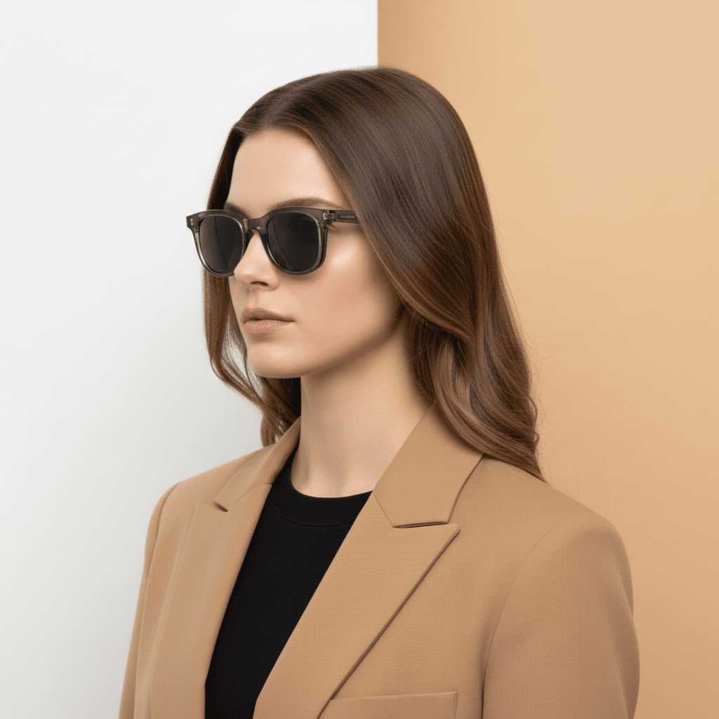 Grey Square Sunglasses for Women