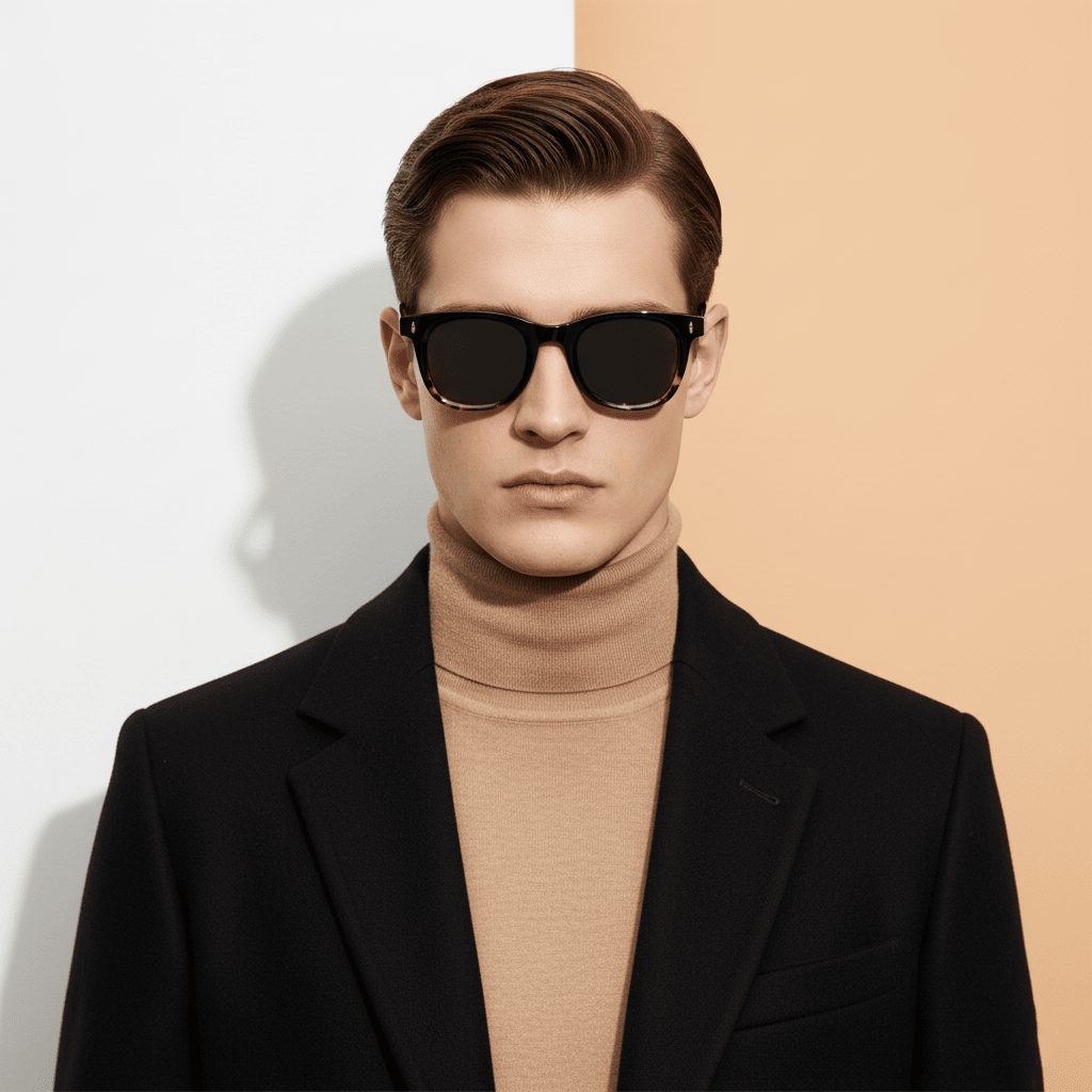 Brown Square Sunglasses for Women