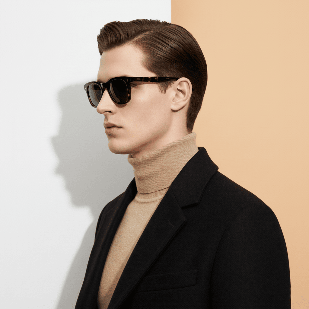 Brown Square Sunglasses for Women