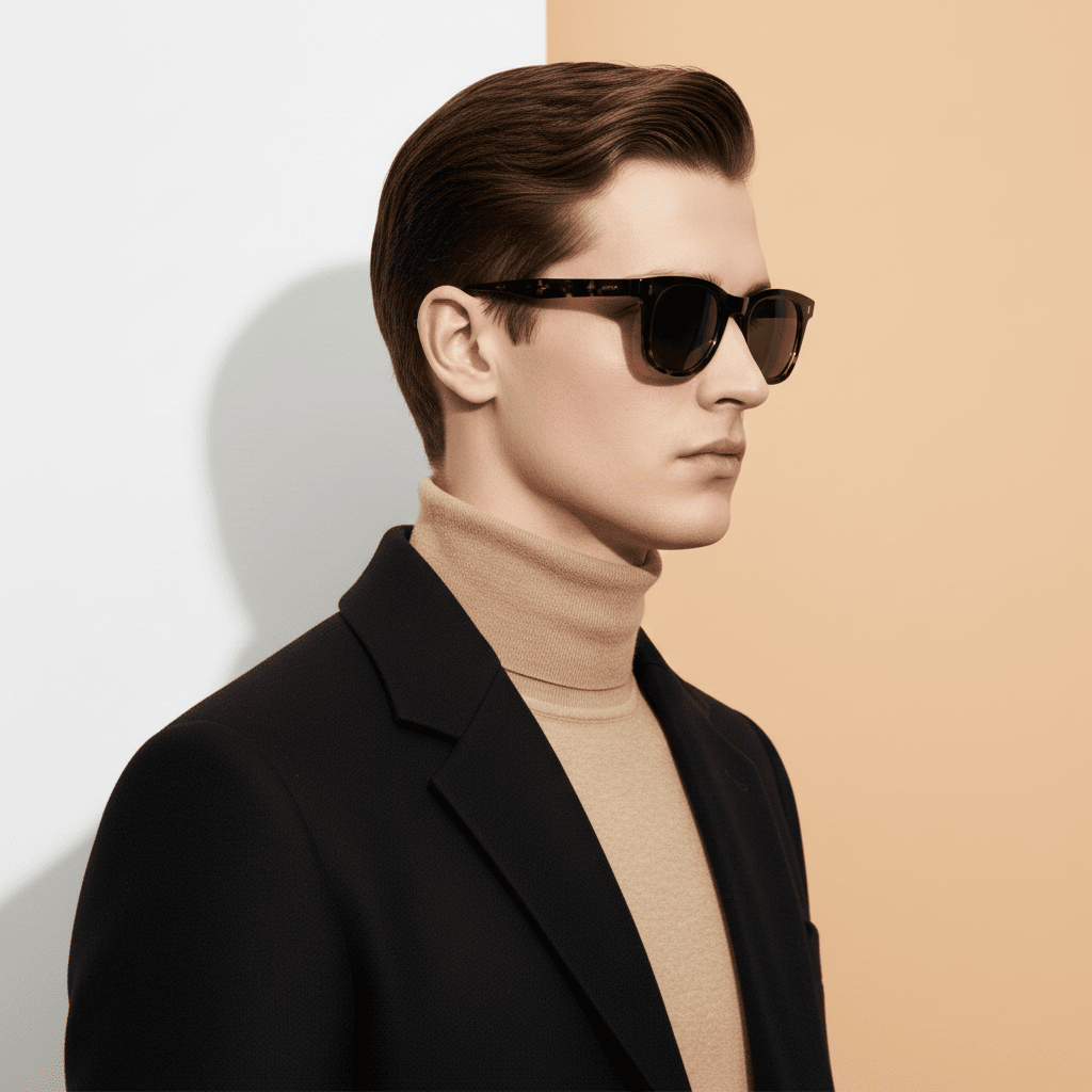 Brown Square Sunglasses for Women